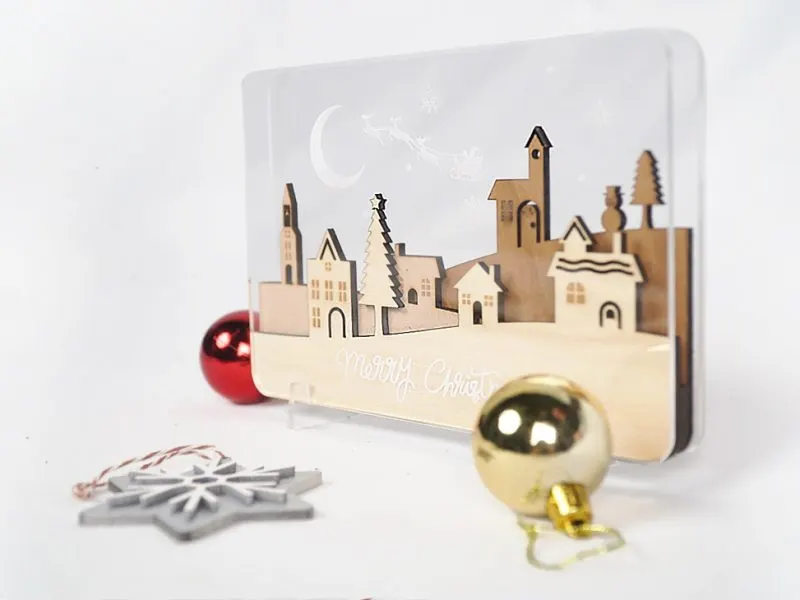 [FLUX] FLUX laser cutting and engraving Christmas decoration