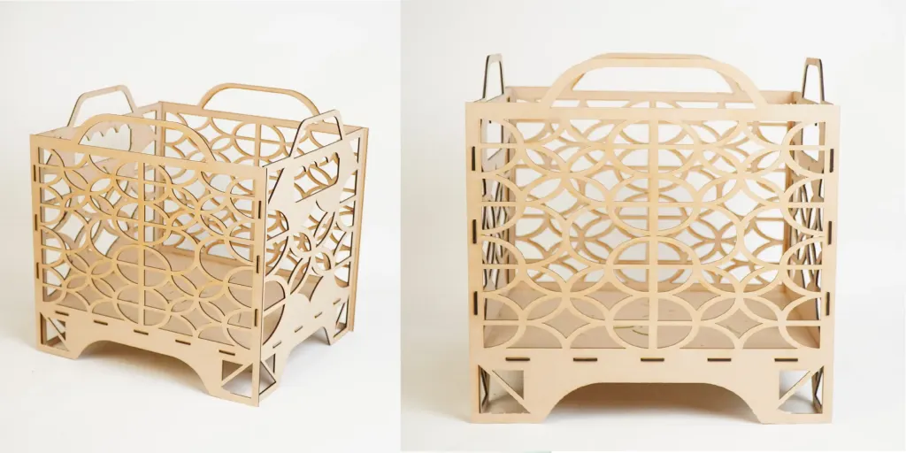 Carved Storage Basket