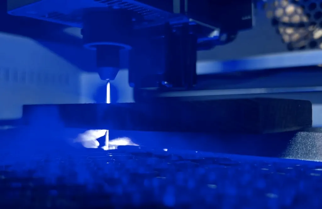 Diode laser engraving a detailed design