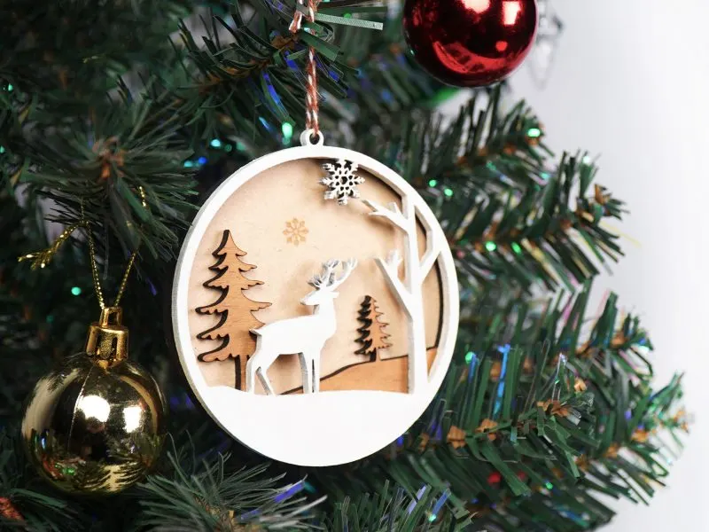 [FLUX] FLUX laser cutting and engraving Christmas decoration