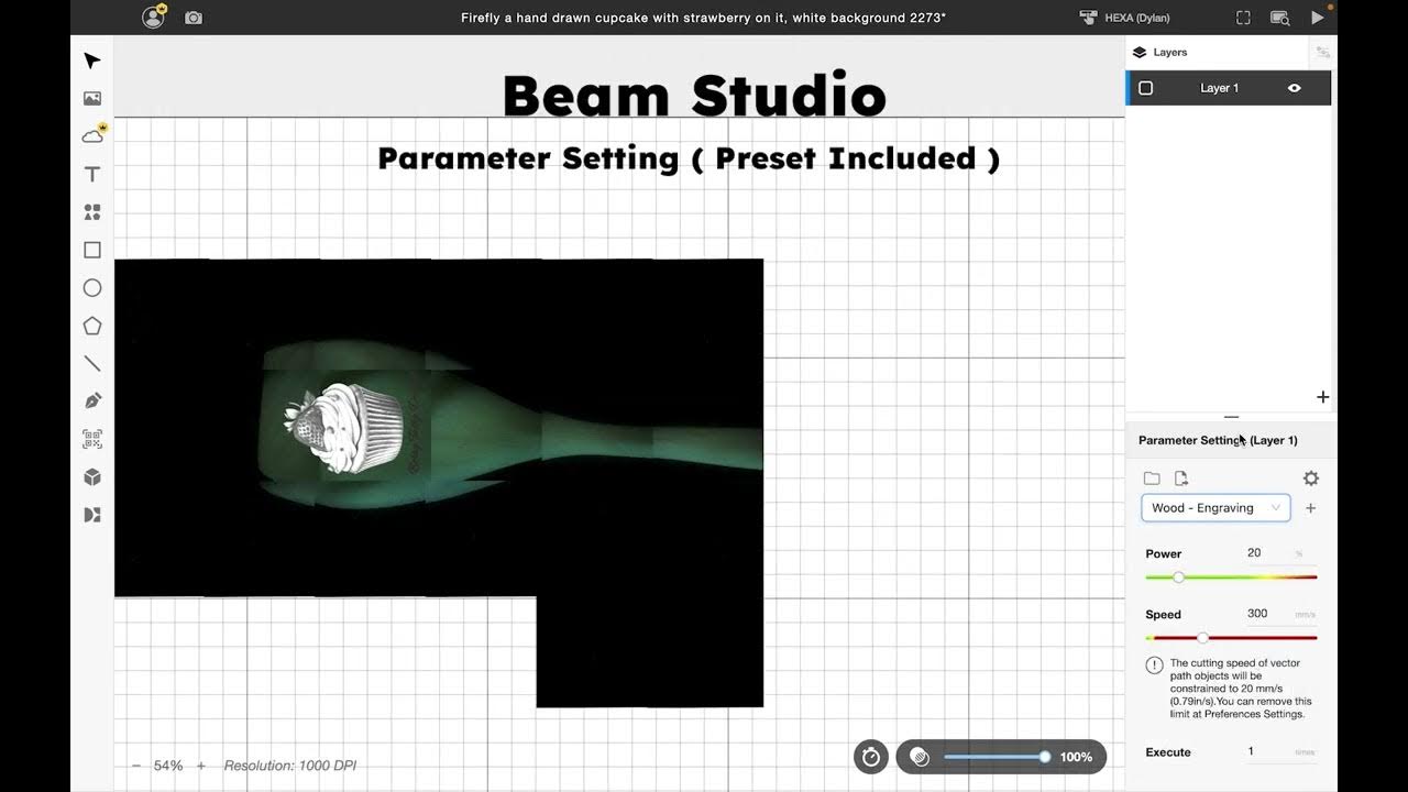 Adobe Firefly and Beam Studio tutorial video preview
