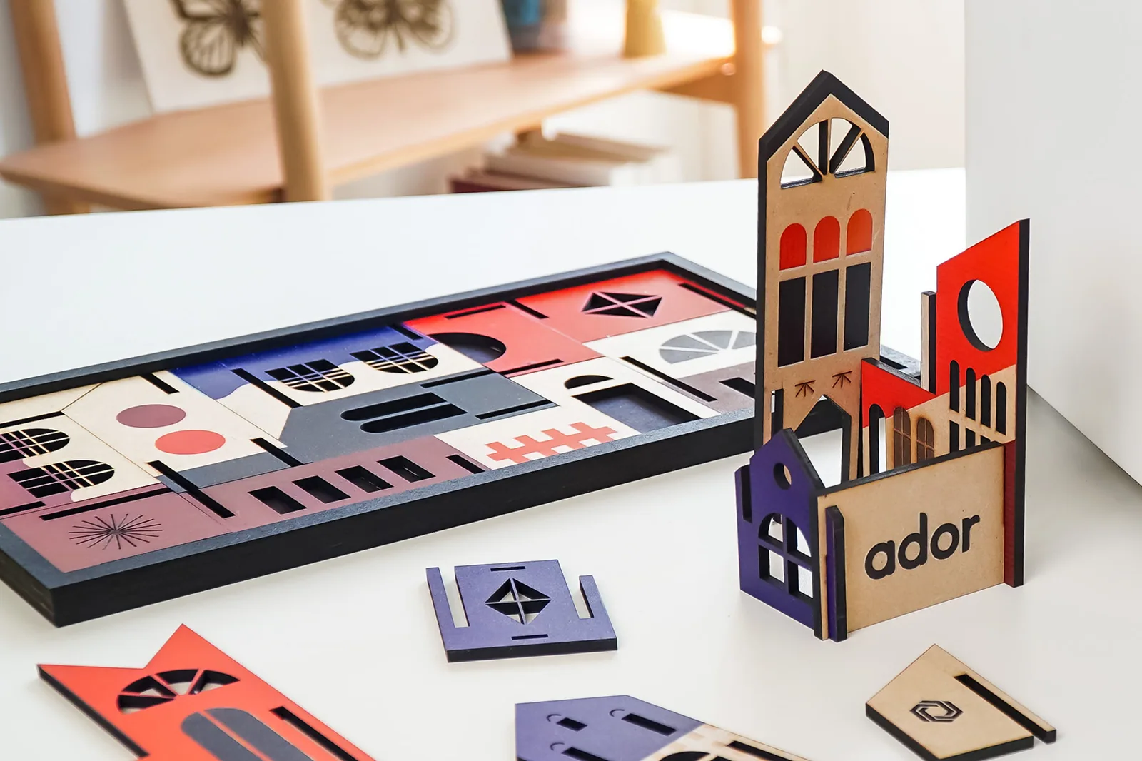 Laser-cut architectural model