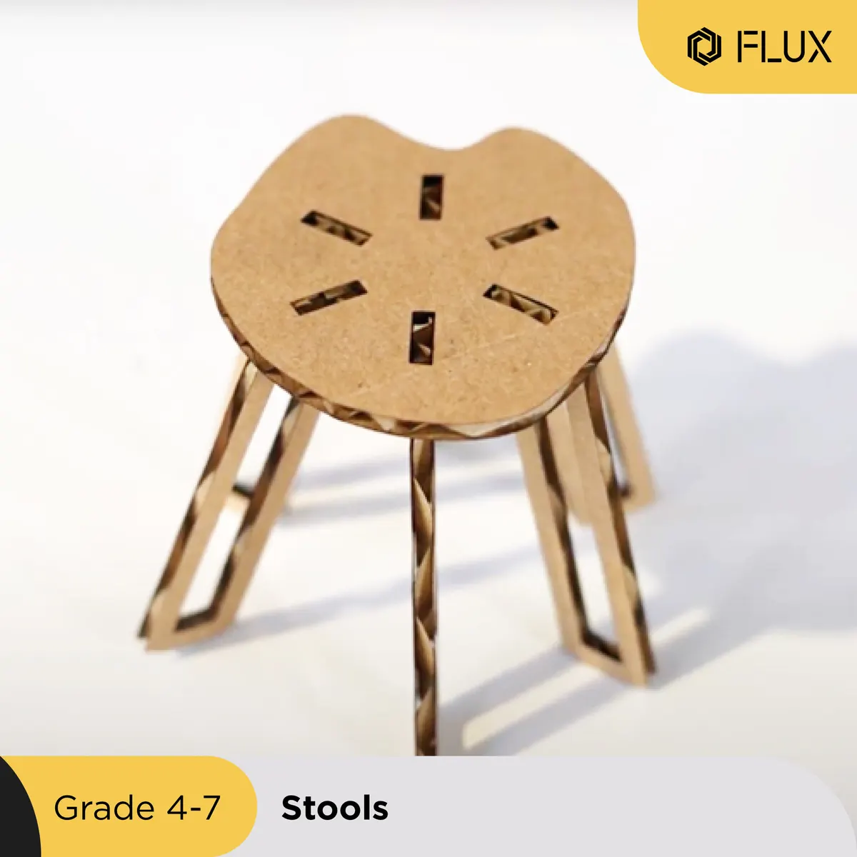 Student-designed miniature stools