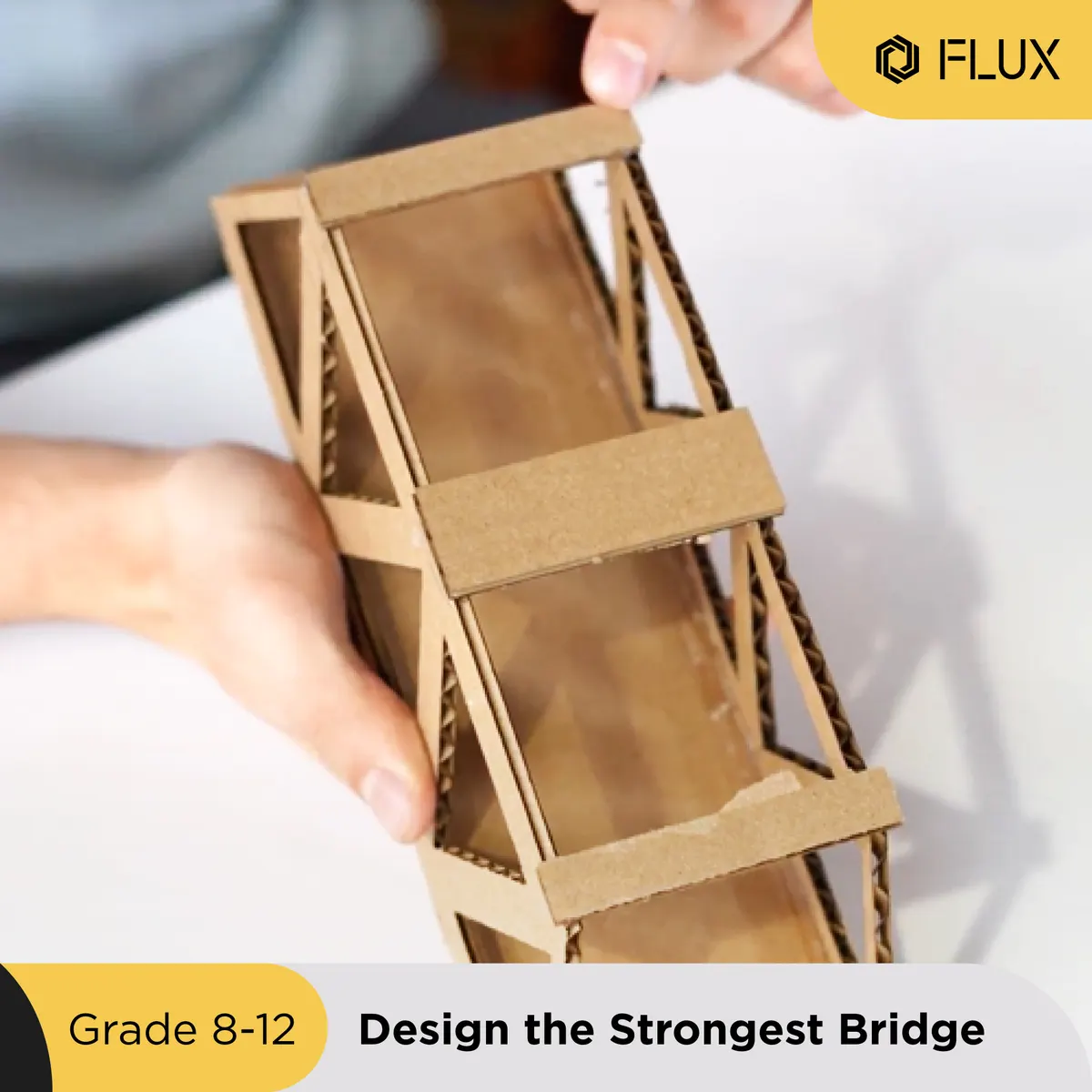 Laser-cut model bridge strength challenge