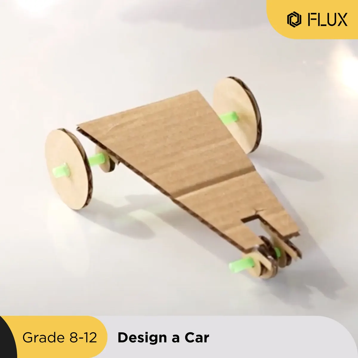 Student-built laser-cut model car