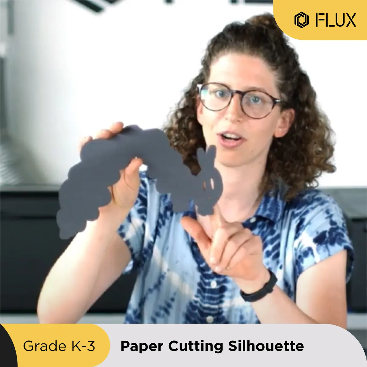 Paper-cut silhouette collage project