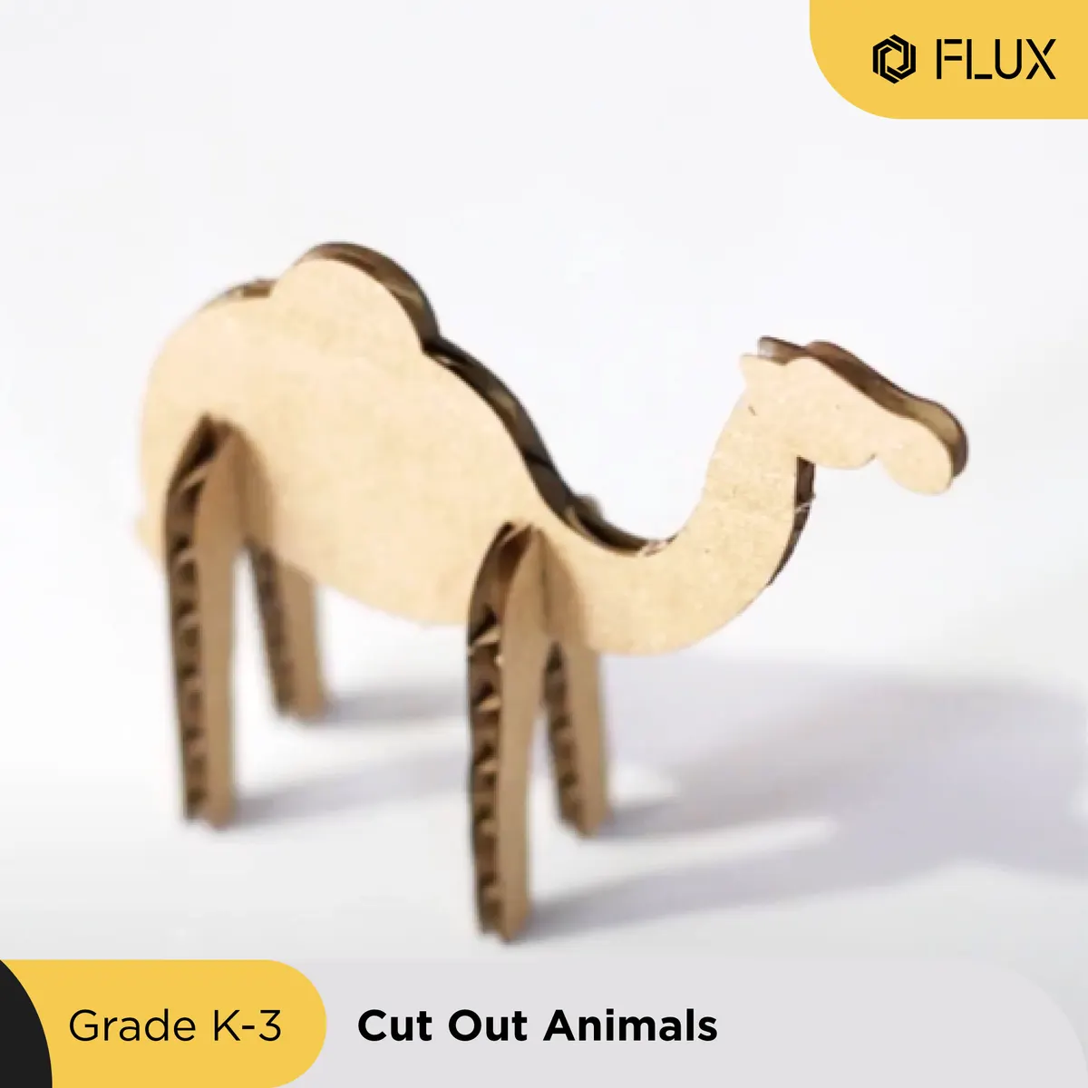 Assembled laser-cut animal models