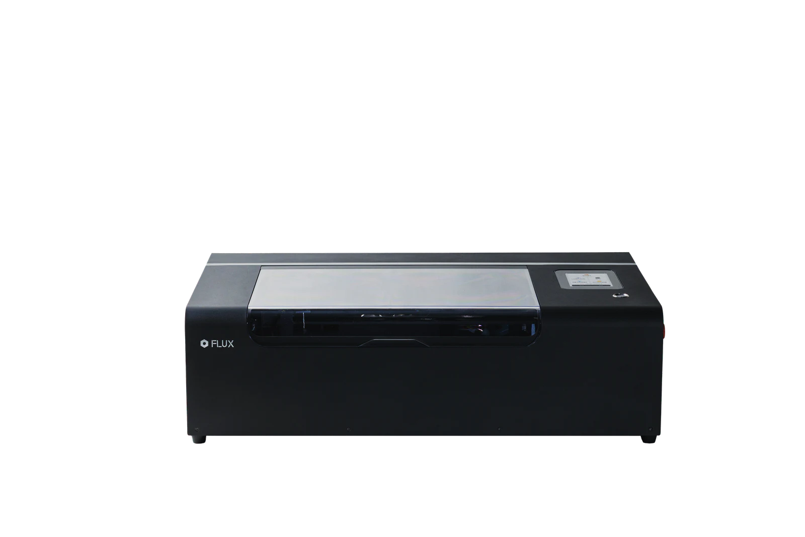 beamo II compact laser cutter extending beyond the workspace grid