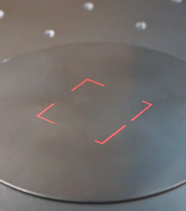 Placing and focusing material in Promark MOPA