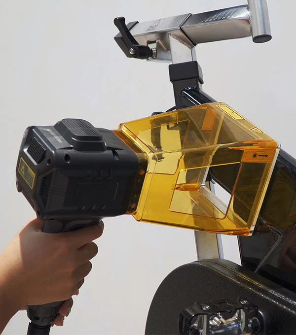 Starting a handheld Promark Portal marking job