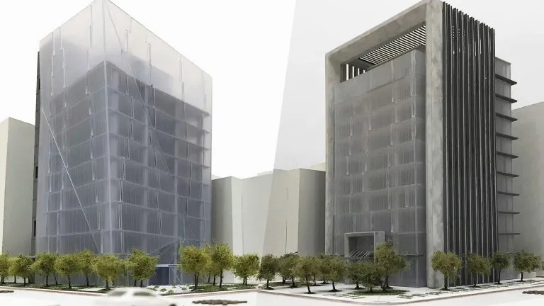 A large-scale architectural model created by Eagle Model Studio