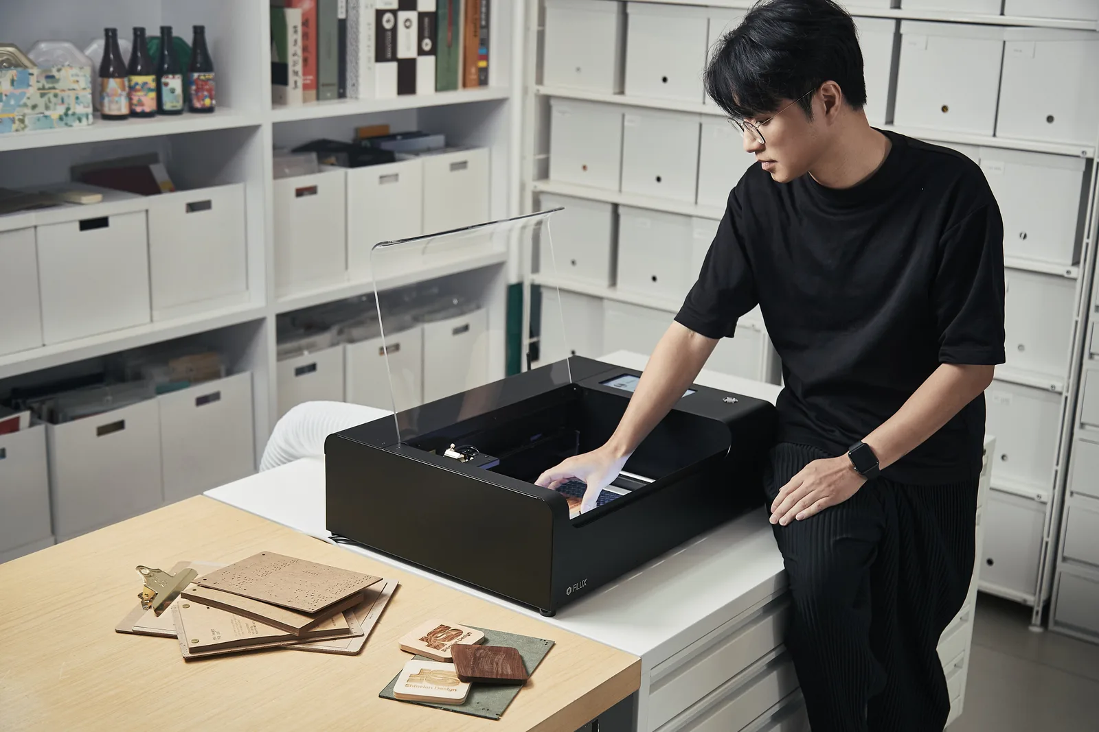 Transform Design's workspace and creative displays