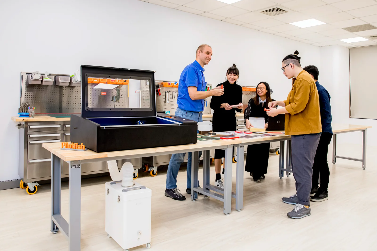 Pilotfish designers at work in the Taipei studio